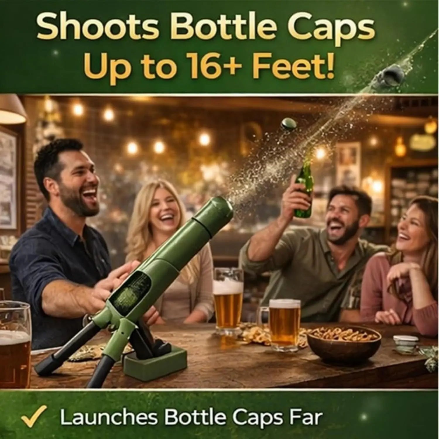JOYTUTUS Beer Bottle Mortar Bottle Opener, 330-355Ml Mortar Beer Bottle Opener, Hands-Free Push down Opener, for Bar, Gathering, Desk Decor, Game Days, Bbqs, Bachelor Party Fathersdaygift,Summerwins,Campingessentials,Campinggear