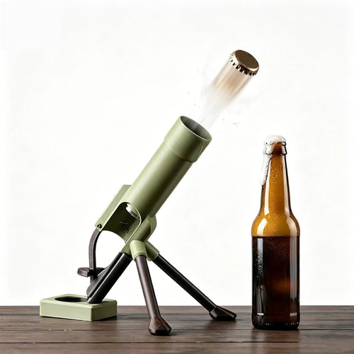 JOYTUTUS Beer Bottle Mortar Bottle Opener, 330-355Ml Mortar Beer Bottle Opener, Hands-Free Push down Opener, for Bar, Gathering, Desk Decor, Game Days, Bbqs, Bachelor Party Fathersdaygift,Summerwins,Campingessentials,Campinggear